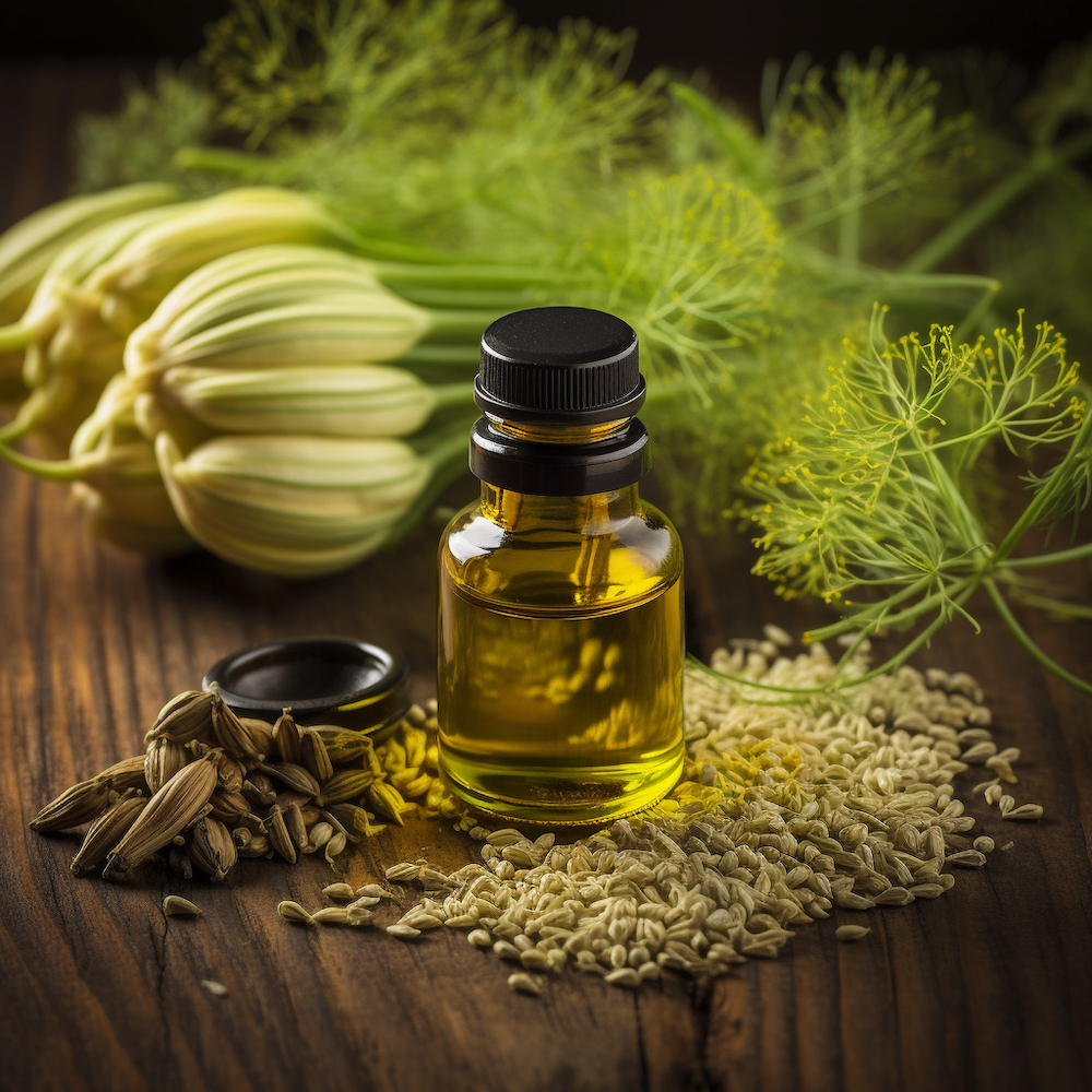 bouteille-huile-cote-bouquet-ail